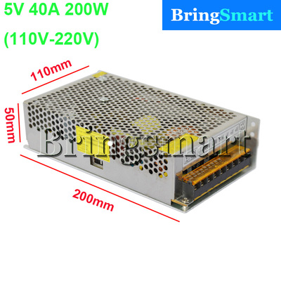 5V 40A 110V-220V Switching Power Supply