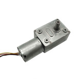 JGY-2430 Brushless 12 Volt DC Worm Gear Motor Reduction Gearbox Engine Self-locking Reversible